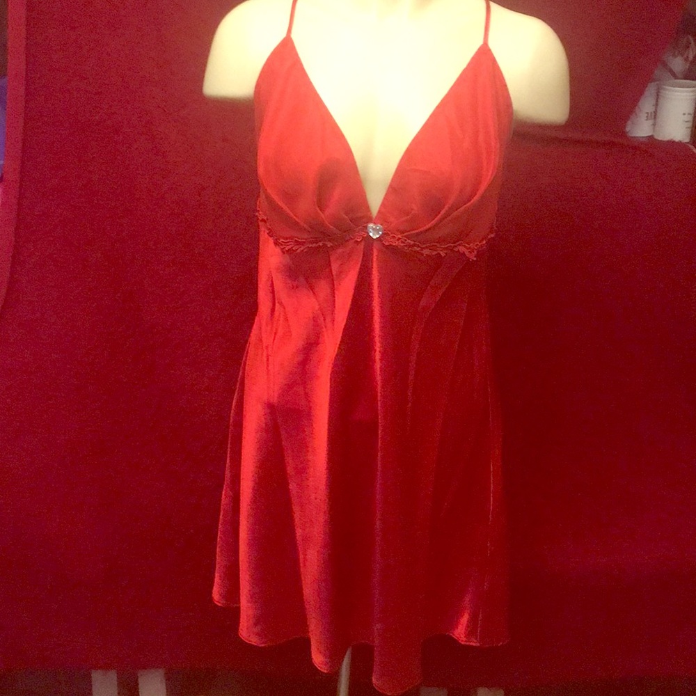 Size L Red Stain Teddie by Mariann’s Boutique